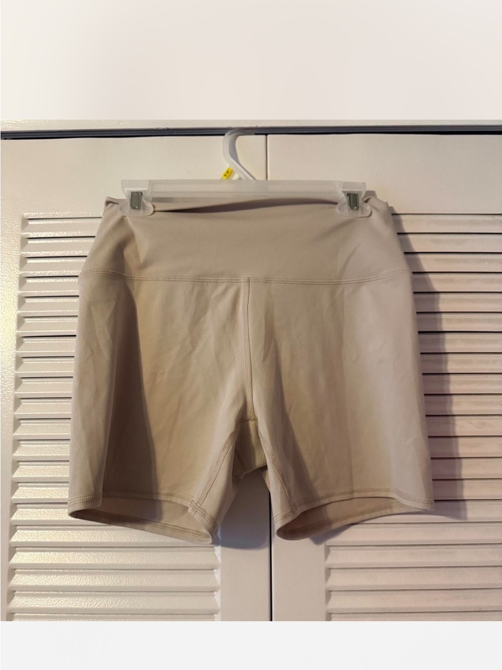 RBX High-Rise Neutral Beige Bike Shorts